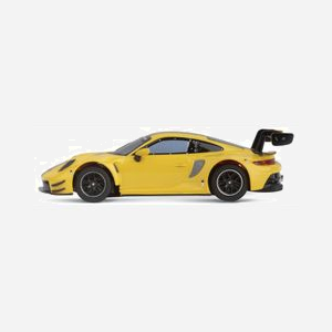 Carrera 50051001 Porsche 911 GT3 R « Speed Yellow » Hybrid 1:50, Feux avant/arrière, Vitesse 1.8 m/s, Batterie Lithium 30 min, Recharge USB-C, Contrôle APP - Miniature 2