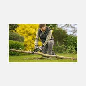 Tronçonneuse à batterie Bosch EasyChain 18V-15-7, guide 15cm, coupe 13cm, vitesse chaîne 6.95m/s, épaisseur lien 1.1mm, 18V, 2.5Ah (sans batterie/chargeur) - Miniature 3