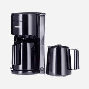 Cafetière filtre Severin KA-9307 avec 2 carafes isothermes pour maintien de la température, référence fabricant KA-9307. - Miniature 1