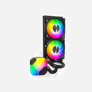 Montech HyperFlow ARGB 240 Refroidisseur liquide CPU All-in-One, Radiateur 277x120mm, 2x 120mm PWM 600-2200 RPM, 76.2 CFM, Socket Intel/AMD - Miniature 2