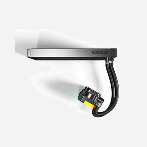 Montech HyperFlow ARGB 240 Refroidisseur liquide CPU All-in-One, Radiateur 277x120mm, 2x 120mm PWM 600-2200 RPM, 76.2 CFM, Socket Intel/AMD - Miniature 4