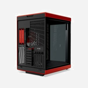 HYTE Y70 Touch Infinite Black Cherry : Boîtier PC Midi Tower ATX/Mini-ATX/ITX/EATX Noir/Rouge, écran tactile, 2x3.5", 4x2.5", USB 3.2 Gen 1/Gen 2. - Miniature 4