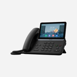 Yealink SIP-T87W Téléphone IP Gigabit Ethernet, Wi-Fi 6, Bluetooth 5.0, Écran tactile 7" 800x480, 16 comptes VoIP, PoE, codecs G.7xx, RJ9, USB - Miniature 3