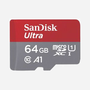 SanDisk Ultra microSD UHS-I 64GB SDSQUAB-064G-GN6TA, Classe 10, A1, Compatible Chromebook, Jusqu'à 150 Mo/s pour vidéos Full HD et applications Android - Miniature 1
