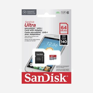 SanDisk Ultra microSD UHS-I 64GB SDSQUAB-064G-GN6TA, Classe 10, A1, Compatible Chromebook, Jusqu'à 150 Mo/s pour vidéos Full HD et applications Android - Miniature 3