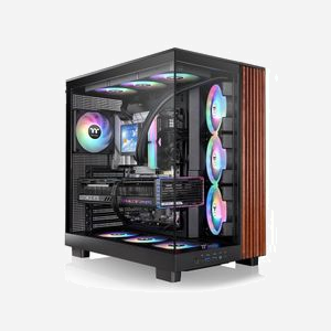Thermaltake View 380 XL WS ARGB Midi Tower Noir, SPCC/Verre Trempé, ATX/micro ATX/Mini-ITX, 1x3.5", 2x2.5", 4x120mm ARGB, USB 3.2, Refroidissement liquide