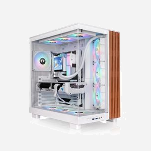 Thermaltake View 380 XL WS ARGB Snow - Boîtier PC Midi Tower Blanc - ATX/micro ATX/Mini-ITX - 1x 3.5" + 2x 2.5" - 4x Ventilateurs 120mm ARGB - Miniature 1