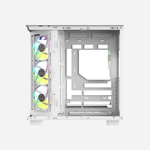 Thermaltake View 380 XL WS ARGB Snow - Boîtier PC Midi Tower Blanc - ATX/micro ATX/Mini-ITX - 1x 3.5" + 2x 2.5" - 4x Ventilateurs 120mm ARGB - Miniature 4