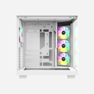 Thermaltake View 380 XL WS ARGB Snow - Boîtier PC Midi Tower Blanc - ATX/micro ATX/Mini-ITX - 1x 3.5" + 2x 2.5" - 4x Ventilateurs 120mm ARGB - Miniature 5