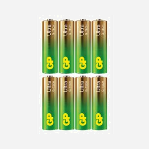 GP Batteries Ultra Alkaline GP15AU - Pile AA/LR06 Alcaline 1.5V, Diamètre 1.45cm, Hauteur 50.5mm, Boîte de 8, Certification IEC 60086-2 - Miniature 2