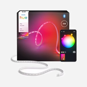 Philips by Signify Lightstrip Flux 4m - Bande Lumineuse Intelligente Bluetooth/Zigbee, 16W, 1600lm, IP20, Android/iOS, Blanc, Sécable, Extensible - Miniature 3