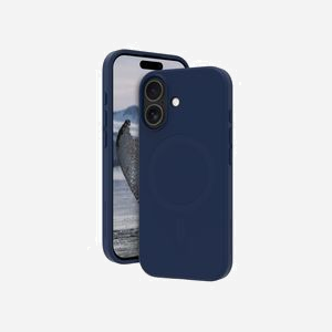 dbramante1928 Greenland Pro MS Housse pour iPhone 17, Plastique Recyclé Bleu, Résistant Poussière/Impacts, Compatible Recharge Sans Fil, 100% Recyclé