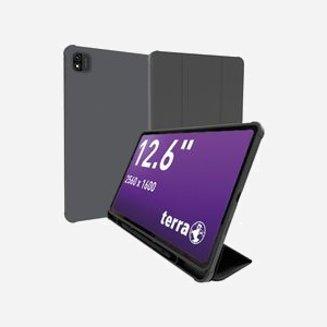 TERRA PAD 1201 4G LTE Anthracite : Ecran OLED 12.6" WQXGA, MediaTek MT8781, 8 Go RAM, 256 Go Stockage, Android 14, Wi-Fi 5, Batterie 36.1Wh - Miniature 3