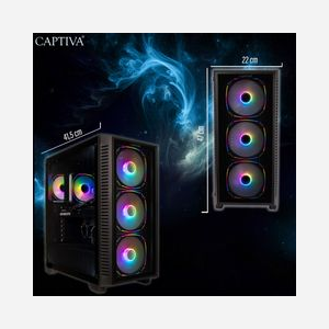 CAPTIVA PC Advanced Gaming I90-840: Intel Core i5-14600KF, 32Go DDR4 3200MHz, SSD 1To M.2, NVIDIA GeForce RTX 5060 Ti 16GB GDDR7, Windows 11 Home - Miniature 4