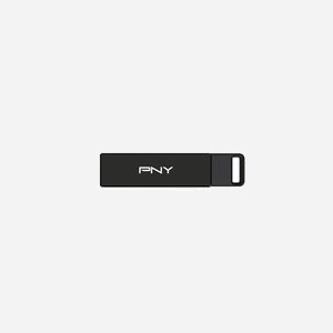 PNY Elite-X 128 Go USB Type-C 3.2 Gen 1 Noir - Lecteur Flash USB 200 Mo/s, Format Pivotant, Compatible Windows/macOS, Température 0-60°C