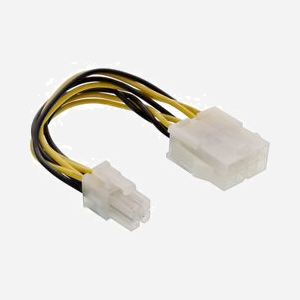 InLine 26633A - Câble d'alimentation interne 0.15m - Connecteur Mâle vers Femelle - Multicolore - 13g - Dimensions emballage 85x130x20mm