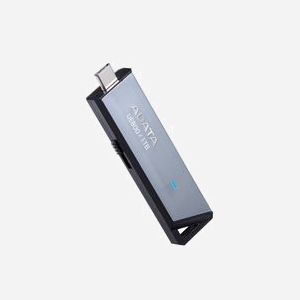 ADATA UE800 1To USB Type-C 3.2 Gen 2 Argent - Flash Drive, Lecture/Écriture 1000 Mo/s, Compatible Windows/macOS/Linux, Corps Métal, 73x21.3x8.9mm - Miniature 3