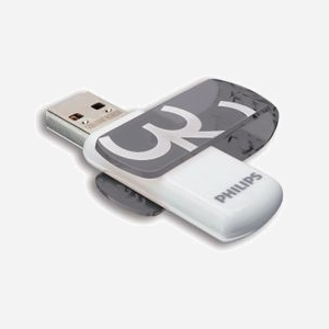 Clé USB Philips 32Go USB 2.0 Type-A, Vitesses Lecture 18Mo/s Ecriture 5Mo/s, Compatible Windows, macOS, Linux, Protection par Mot de Passe - Miniature 1