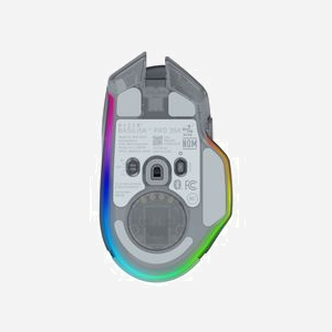 Souris Gaming Razer Basilisk V3 Pro, 35000 DPI Optique, RF Wireless + Bluetooth + USB Type-A, 11 Boutons Programmables, Droitier, Blanc - Miniature 5