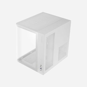 Boîtier PC Mars Gaming MC-CURVW Midi Tower Noir/Blanc, ATX/MicroATX/Mini-ITX, Double Chambre, Verre Trempé Courbé, USB 3.0/USB-C, Vent. 120/140mm, GPU 334mm - Miniature 4