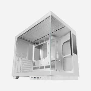 Mars Gaming MCMIRAGEW - Boîtier PC Midi Tower Blanc, Écran IPS 7.2", ATX/micro ATX/Mini-ITX, 1x 3.5", 3x 2.5", USB 3.2 Gen 1/Gen 2 Type-C, Ventilateurs 120/140mm, Refroidissement liquide - Miniature 4