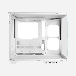 Mars Gaming MCMIRAGEW - Boîtier PC Midi Tower Blanc, Écran IPS 7.2", ATX/micro ATX/Mini-ITX, 1x 3.5", 3x 2.5", USB 3.2 Gen 1/Gen 2 Type-C, Ventilateurs 120/140mm, Refroidissement liquide - Miniature 5