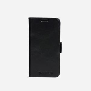 dbramante1928 CPH Slim Étui Portefeuille en Cuir Noir pour iPhone 11, Écran 6.1", Fermeture Magnétique, Pochette Carte, Dimensions 83x16x154mm