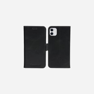 dbramante1928 CPH Slim Étui Portefeuille en Cuir Noir pour iPhone 11, Écran 6.1", Fermeture Magnétique, Pochette Carte, Dimensions 83x16x154mm - Miniature 3