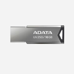 ADATA UV250 - Clé USB 16 Go USB Type-A 2.0 Argent sans Capuchon, 42.4x14.9x5.35mm, 5.6g, Compatible Plug and Play - Miniature 1