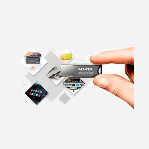 ADATA UV250 - Clé USB 16 Go USB Type-A 2.0 Argent sans Capuchon, 42.4x14.9x5.35mm, 5.6g, Compatible Plug and Play - Miniature 4