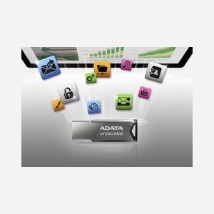 ADATA UV250 - Clé USB 16 Go USB Type-A 2.0 Argent sans Capuchon, 42.4x14.9x5.35mm, 5.6g, Compatible Plug and Play - Miniature 5