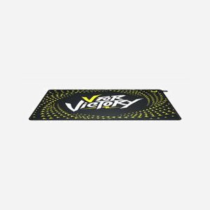 CHERRY XTRFY GP5 Vitality Black - Tapis de souris gaming 460x400x4mm - Polyester/Caoutchouc - Base antidérapante - Rebords cousus - Coloration image Noir/Blanc/Jaune - Miniature 3