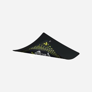 CHERRY XTRFY GP5 Vitality Black - Tapis de souris gaming 460x400x4mm - Polyester/Caoutchouc - Base antidérapante - Rebords cousus - Coloration image Noir/Blanc/Jaune - Miniature 4