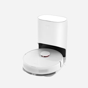 Dreame RLS3D D10 Plus Blanc Robot Aspirateur Laveur 34.9cm, Bac 0.4L, Réservoir 0.145L, Batterie 5200mAh, Aspiration 4kPa, Base Chargement/Purification - Miniature 3