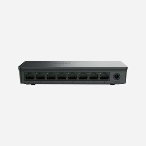 Grandstream Networks GWN7711 - Switch Gigabit Ethernet L2 Géré 8 ports RJ45 10/100/1000 PoE 60W - QoS, VLAN, Agrégation de lien, Cloud Management - Montage Bureau/Mur