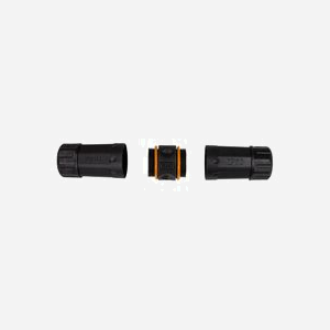 LogiLink NP0086 Adaptateur RJ45 Femelle/Femelle Cat6a, Blindé IP68, AWG 22/26, Noir, Dimensions 28x121.5x48mm, Température -20°C à 68°C