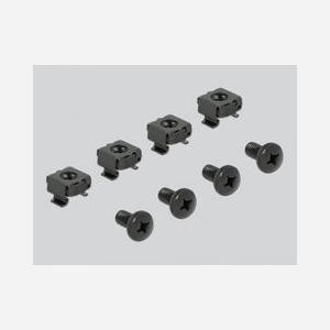 DeLOCK 66287 Panneau à brosse pour rack 1U, corps métal noir, profondeur 254mm, largeur 44.2mm, kit de montage inclus - Miniature 4