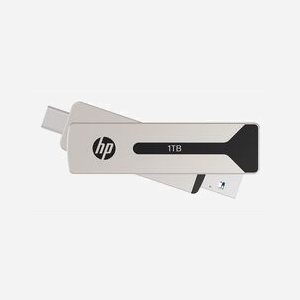 PNY 911 Pro - Lecteur Flash USB 1 To, USB Type-A/Type-C 3.2 Gen 2, Vitesse Lecture 1000 Mo/s, Écriture 900 Mo/s, Format Pivotant, Argent - Miniature 4