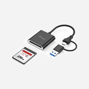 Equip 245461 Lecteur CFexpress 2.0 Type B, USB 3.2 Gen 2 Type-C, 900 Mo/s Lecture/Ecriture, Compatible Windows/macOS/Android, Noir - Miniature 2