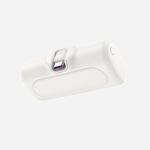LogiLink PA0349W Batterie Externe 5000mAh Blanc, USB Type-C 20W (12V/3A), Charge Rapide, Power Delivery, Protection Surcharge/Court-circuit, avec câble USB Type-A vers Type-C - Miniature 2
