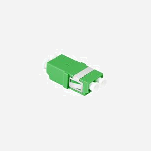 LogiLink FA03LC5 Adaptateur Fibre Optique SC Duplex Vert, Corps Plastique, Dimensions 14.8x29.2x9.3mm, Lot de 12 Pièces