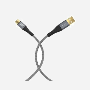Câble EFB Elektronik USB-AC-00002 USB 2.0 A vers C 1m Noir/Gris, Contacts Or, Taux 0.48Gbit/s, Power Delivery 60W, Courant 3A, Tresse Textile - Miniature 4