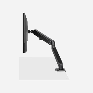 Lindy Support Écran Bureau Bras à Gaz Noir Réf. 40707, VESA 75/100mm, 17"-27" (max 9kg), Inclinaison 180°, Rotation 180°, Gestion Câbles - Miniature 4