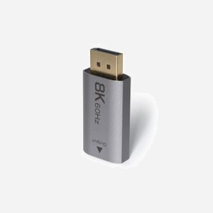Lindy Convertisseur DisplayPort 1.4 vers HDMI 8K60Hz, Sortie HDMI 7680x4320, Chipset VMM7100, Boîtier Aluminium, Compatible HDCP, 48 Gbit/s - Miniature 2
