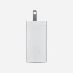 ASUS Chargeur Secteur Universel 65W (90XB09AN-BPW010) 2x USB-C Power Delivery 3.0/PPS, Charge Rapide GaN/QC4, 100-240V, câble 1.5m, Blanc - Miniature 3