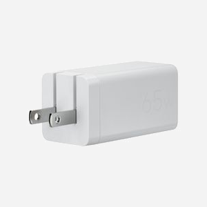 ASUS Chargeur Secteur Universel 65W (90XB09AN-BPW010) 2x USB-C Power Delivery 3.0/PPS, Charge Rapide GaN/QC4, 100-240V, câble 1.5m, Blanc - Miniature 5