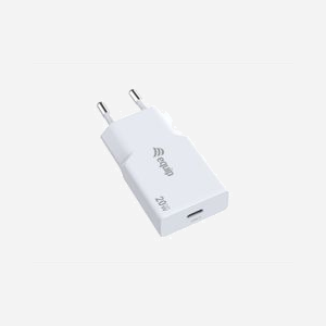 Equip Chargeur Secteur Universel 20W Blanc - USB-C Power Delivery 3.0 & Quick Charge 3.0 - 100-240V - Protections Surtension/Surintensité/CC
