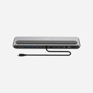 Digitus Station d'accueil USB-C 8K - 2x HDMI, DP 1.4 (8K/30Hz), 4x USB 3.2 (Gen2/Gen1), Gigabit Ethernet, Lecteur SD/MicroSD, USB-C Power Delivery (100W), Compatible Windows/macOS/Linux/ChromeOS - Miniature 4