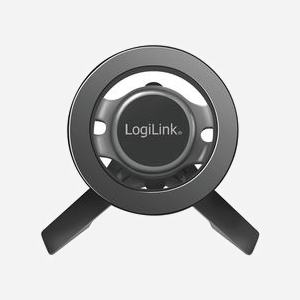 LogiLink AA0167 Support Passif Voiture/Camion pour Smartphone/Mobile (4.7"-6.9") Fixation Magnétique, Rotation H/V, Noir, Gestion Câbles, 90x75x70mm - Miniature 2