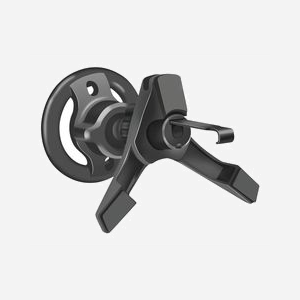 LogiLink AA0167 Support Passif Voiture/Camion pour Smartphone/Mobile (4.7"-6.9") Fixation Magnétique, Rotation H/V, Noir, Gestion Câbles, 90x75x70mm - Miniature 4